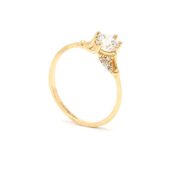 Zásnubný prstienok - prstienok k výročiu svadby - prstienok pri narodení dieťatka - Zlatý zásnubný prsteň SHAINA 7PZ00387