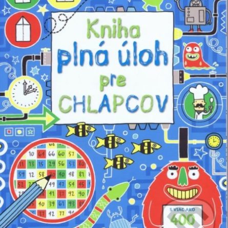 Kniha plná úloh pre chlapcov - Samolepky pre deti