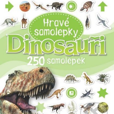 Hravé samolepky - Dinosauři - Samolepky pre deti