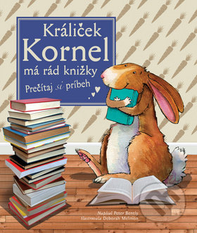 Králiček Kornel má rád knižky - Samolepky pre deti