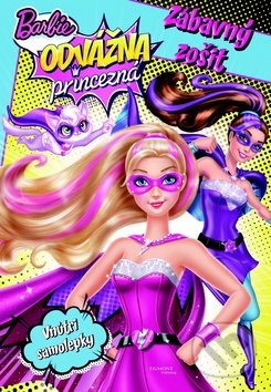 Barbie: Odvážna princezná - Samolepky pre deti