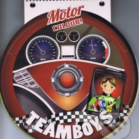 Teamboys Motor Colour! – volant - Samolepky pre deti