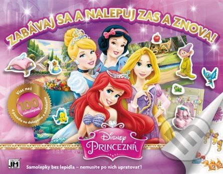 Zabávaj sa a nalepuj zas a znova! Princezná - Samolepky pre deti