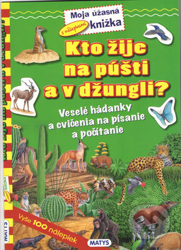 Kto žije na púšti a v džungli? - Samolepky pre deti