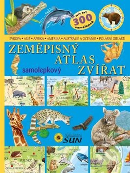 Zeměpisný atlas zvířat - Samolepky pre deti