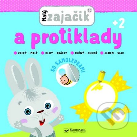 Malý zajačik a protiklady - Samolepky pre deti