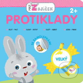 Malý zajíček: Protiklady - Samolepky pre deti