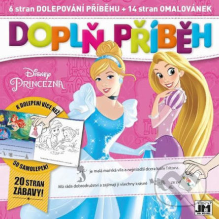 Princezny - Doplň příběh - Samolepky pre deti