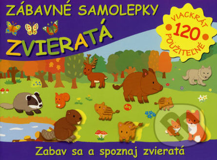 Zábavné samolepky - Zvieratá - Samolepky pre deti